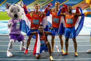Jochem Dobber 4x400m Goud WK Estafette Jochem Dobber 4x400m Goud WK Estafette