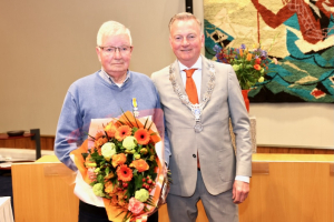 Jan Hof en Burgemeester Frank Dales