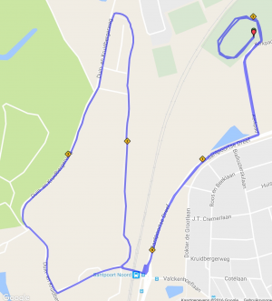 Parcours Sinterklaasloop 5,2km